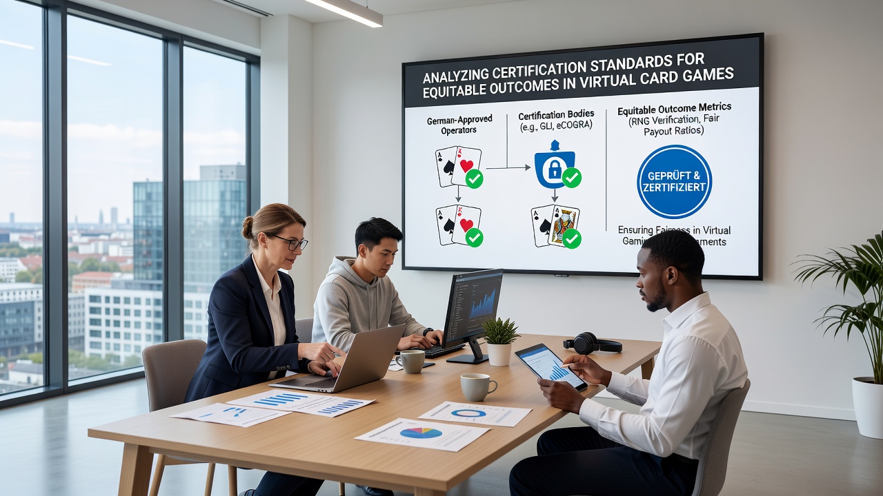 Zertifizierungsstandards für virtuelle Kartenspiele bei deutschen Betreibern