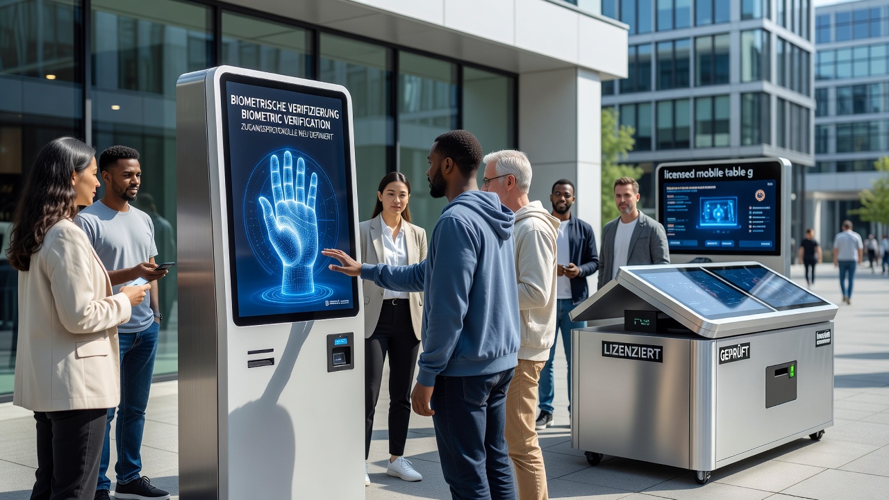 Sichere biometrische Zugangsprotokolle für Tischspiele