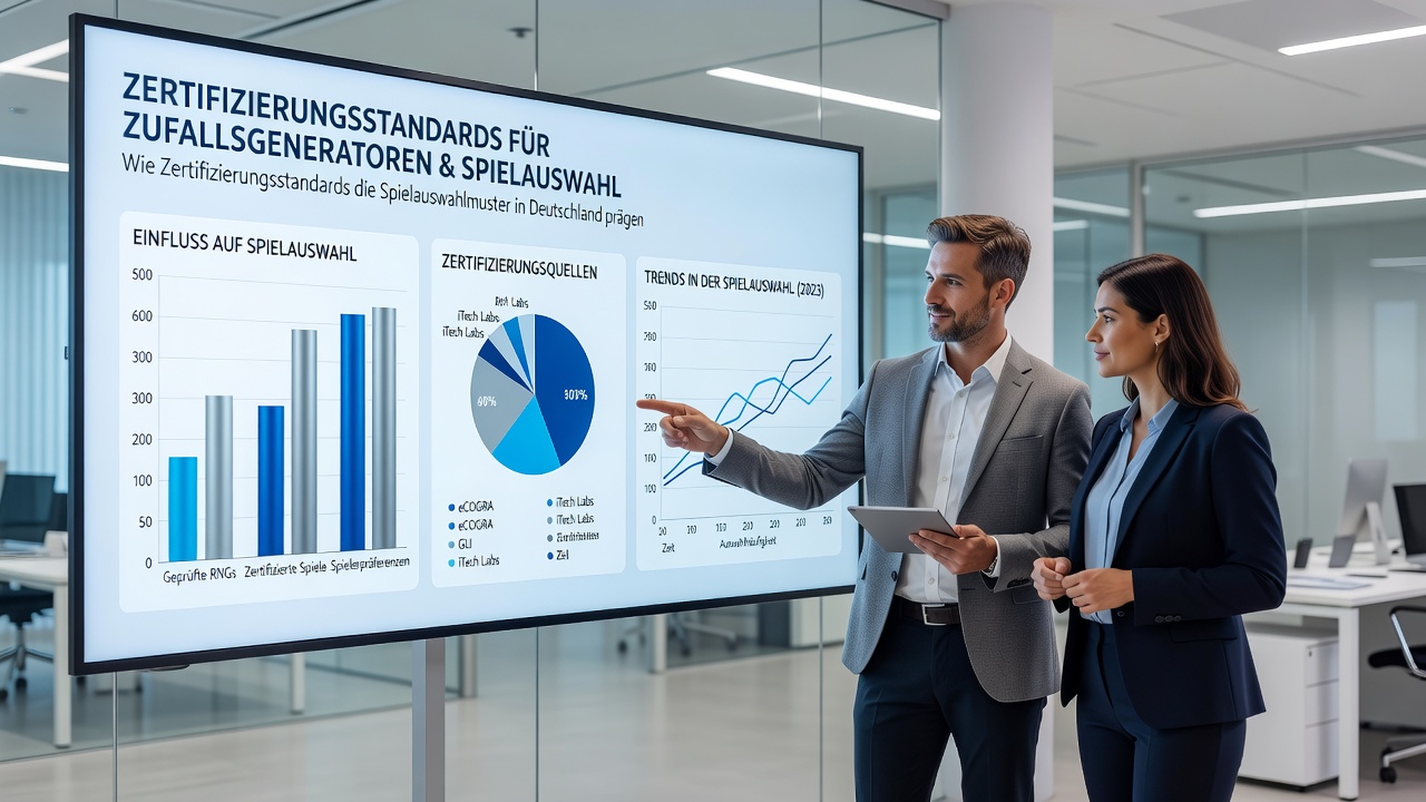 Statistische Auswertungen zu Spielauswahlmustern bei zertifizierten RNGs in Deutschland