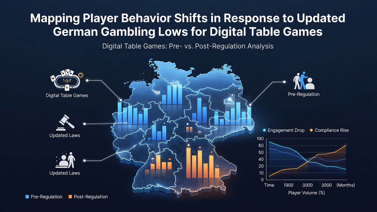 Spielerinteraktion mit lizenzierten digitalen Tischspielen in Deutschland unter neuen Vorschriften