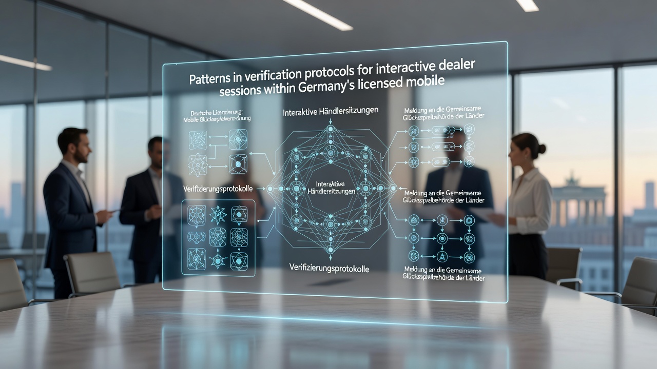 Technische Mustererkennung in mobilen Verifikationsprotokollen für Dealer-Sessions
