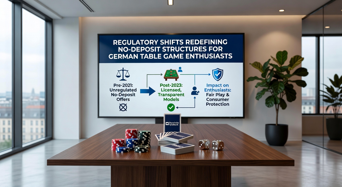 Regulatorische Veränderungen bei No-Deposit-Strukturen für Tischspiele in Deutschland